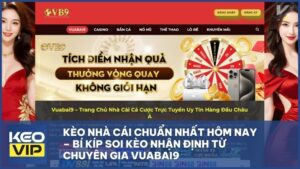 keo nha cai chuan nhat hom nay - Kèo Nhà Cái Chuẩn Nhất Hôm Nay – Bí Kíp Soi Kèo Nhận Định Từ Chuyên Gia Vuabai9
